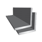 3" x 1" x 1/8" Aluminum Angle 6063-T5 Square Corner Architectural