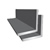 1-1/4" x 1-1/4" x 1/8" Aluminum Angle 6063-T5 Square Corner Architectural image of 1-1/4" x 1-1/4" x 1/8" Aluminum Angle 6063-T5 Square Corner Architectural