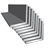 3/4" x 3/4" x 1/16" Aluminum Angle 6063-T5 Square Corner Architectural image of 3/4" x 3/4" x 1/16" Aluminum Angle 6063-T5 Square Corner Architectural