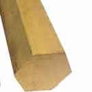 1/4" .250" Brass Hexagon Bar C360, C36000 FCB Free Cutting