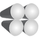 1/8" H13 Pre-Hardened Firechrome 44 Ground and Polished Drill Rod (4 pcs of 36" Lengths)