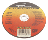 Forney 71845 4" X 1/8" X 3/8" Cut-Off Wheel