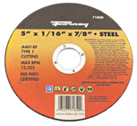 Forney 71850 5" X 1/16" X 7/8" Cut-Off Wheel
