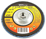 Forney 71939 7" X 5/8" 11 60Gt T27 Zirco F-Disc