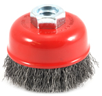Forney 72755 2-3/4" X 5/8" 11Thd Crimp Cup Brush