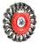 image of Forney 72759 4" X 5/8" 11Thd Knot Wheel